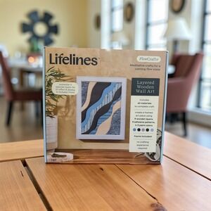 Lifelines Flowcrafts Layered Wooden Wall Art Kit New DIY Craft‎ Project